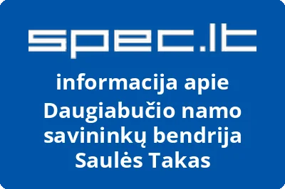 Daugiabučio namo savininkų bendrija Saulės Takas | spec.lt