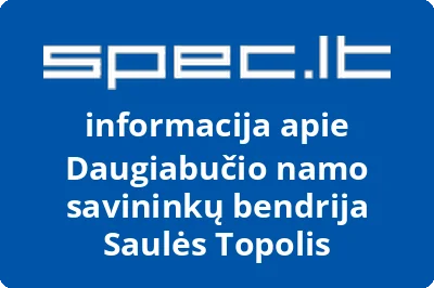 Daugiabučio namo savininkų bendrija Saulės topolis