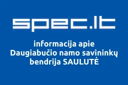 Daugiabučio namo savininkų bendrija SAULUTĖ | spec.lt