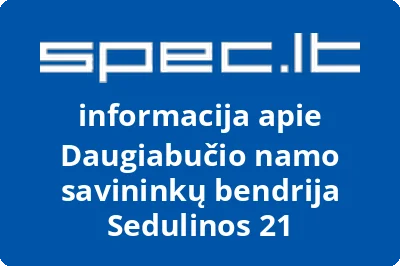 Daugiabučio namo savininkų bendrija Sedulinos 21