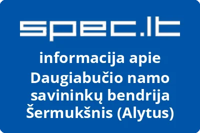 Daugiabučio namo savininkų bendrija Šermukšnis (Alytus) | spec.lt