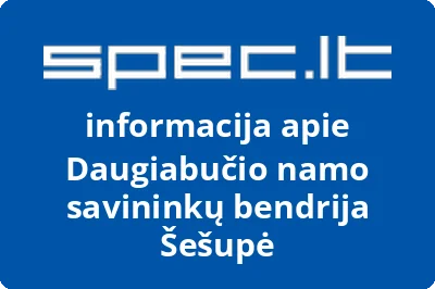 Daugiabučio namo savininkų bendrija Šešupė | spec.lt