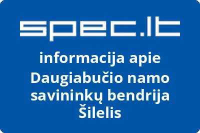 Daugiabučio namo savininkų bendrija Šilelis | spec.lt