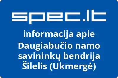 Daugiabučio namo savininkų bendrija Šilelis