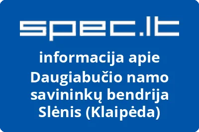 Daugiabučio namo savininkų bendrija Slėnis (Klaipėda)