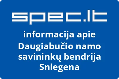 Daugiabučio namo savininkų bendrija Sniegena