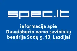 Daugiabučio namo savininkų bendrija Sodų g. 10, Lazdijai | spec.lt