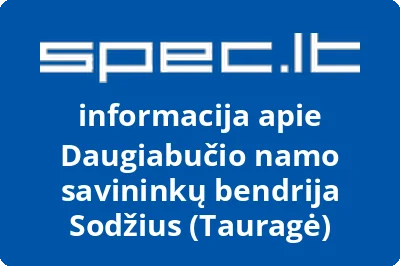 Daugiabučio namo savininkų bendrija Sodžius (Tauragė)