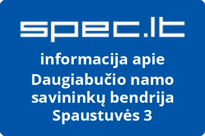 Daugiabučio namo savininkų bendrija Spaustuvės 3
