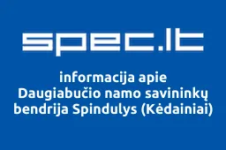 Daugiabučio namo savininkų bendrija Spindulys (Kėdainiai) | spec.lt