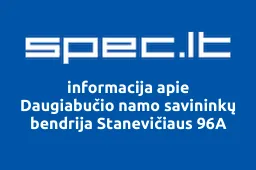 Daugiabučio namo savininkų bendrija Stanevičiaus 96A | spec.lt