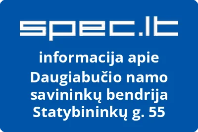 Daugiabučio namo savininkų bendrija Statybininkų g. 55 | spec.lt