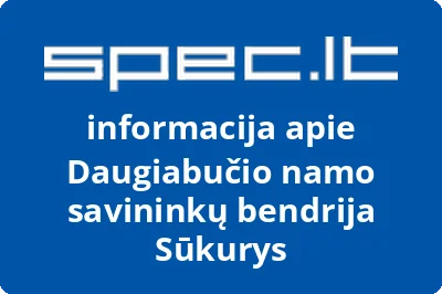 Daugiabučio namo savininkų bendrija Sūkurys | spec.lt