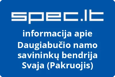 Daugiabučio namo savininkų bendrija Svaja (Pakruojis)
