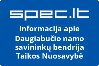 Daugiabučio namo savininkų bendrija Taikos Nuosavybė