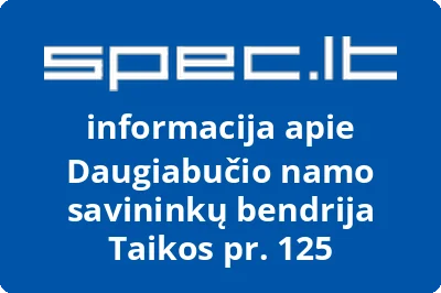 Daugiabučio namo savininkų bendrija Taikos pr. 125