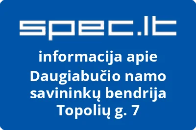 Daugiabučio namo savininkų bendrija Topolių g. 7 | spec.lt