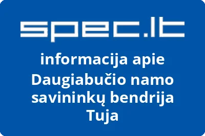 Daugiabučio namo savininkų bendrija Tuja | spec.lt