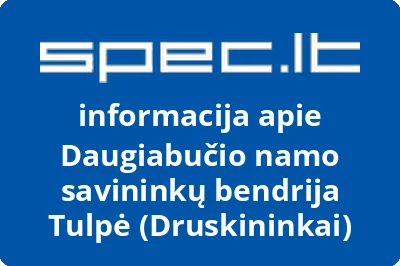 Daugiabučio namo savininkų bendrija Tulpė (Druskininkai) | spec.lt