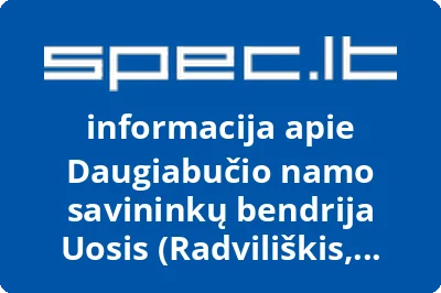 Daugiabučio namo savininkų bendrija Uosis (Radviliškis, Kaimynų g.)