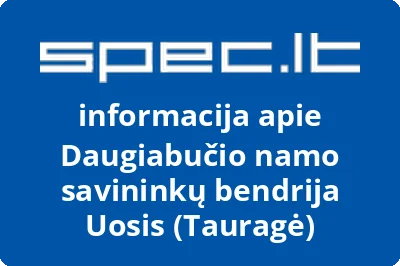 Daugiabučio namo savininkų bendrija Uosis