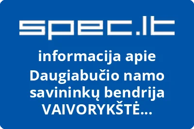 Daugiabučio namo savininkų bendrija VAIVORYKŠTĖ