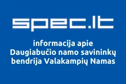 Daugiabučio namo savininkų bendrija Valakampių Namas | spec.lt