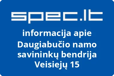 Daugiabučio namo savininkų bendrija Veisiejų 15 | spec.lt