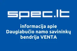 Daugiabučio namo savininkų bendrija VENTA | spec.lt