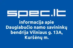 Daugiabučio namo savininkų bendrija Vilniaus g. 13A, Kuršėnų m. | spec.lt
