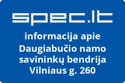 Daugiabučio namo savininkų bendrija Vilniaus g. 260