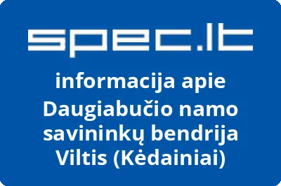 Daugiabučio namo savininkų bendrija Viltis