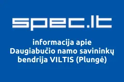 Daugiabučio namo savininkų bendrija VILTIS (Plungė) | spec.lt