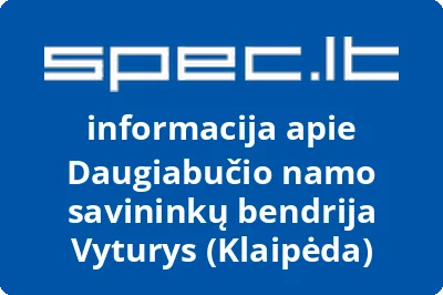 Daugiabučio namo savininkų bendrija VYTURYS