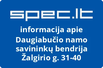 Daugiabučio namo savininkų bendrija Žalgirio g. 3140