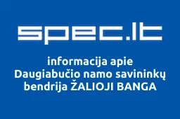 Daugiabučio namo savininkų bendrija ŽALIOJI BANGA | spec.lt