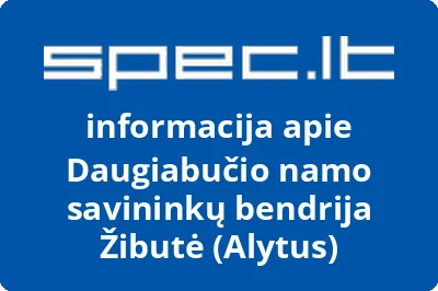 Daugiabučio namo savininkų bendrija Žibutė (Alytus)