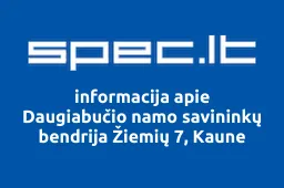 Daugiabučio namo savininkų bendrija Žiemių 7, Kaune | spec.lt