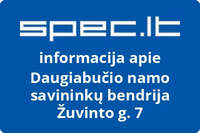 Daugiabučio namo savininkų bendrija Žuvinto g. 7 | spec.lt