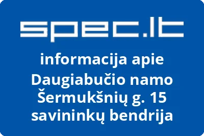 Daugiabučio namo Šermukšnių g. 15 savininkų bendrija | spec.lt