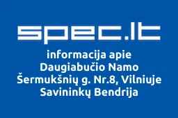 Daugiabučio Namo Šermukšnių g. Nr.8, Vilniuje Savininkų Bendrija | spec.lt
