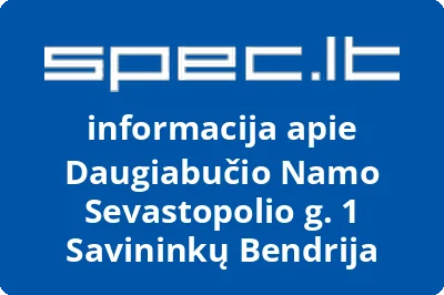 Daugiabučio Namo Sevastopolio g. 1 Savininkų Bendrija