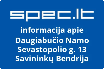 Daugiabučio Namo Sevastopolio g. 13 Savininkų Bendrija