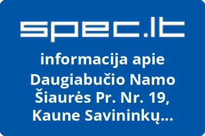 Daugiabučio Namo Šiaurės Pr. Nr. 19, Kaune Savininkų Bendrija