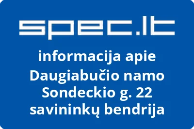 Daugiabučio namo Sondeckio g. 22 savininkų bendrija