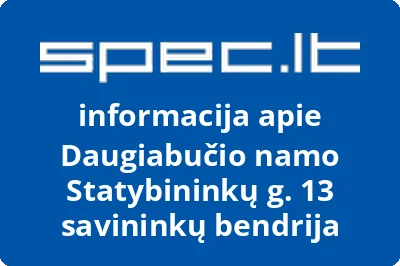 Daugiabučio namo Statybininkų g. 13 savininkų bendrija
