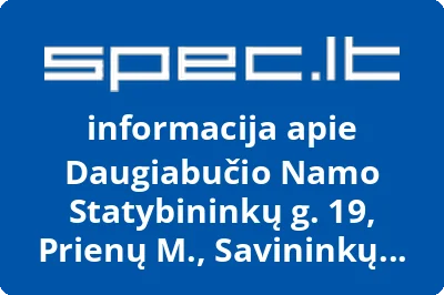 Daugiabučio Namo Statybininkų g. 19, Prienų M., Savininkų Bendrija