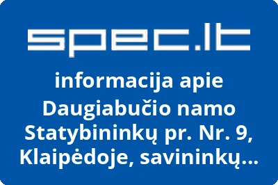 Daugiabučio namo Statybininkų pr. Nr. 9, Klaipėdoje, savininkų bendrija