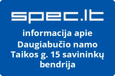 Daugiabučio namo Taikos g. 15 savininkų bendrija