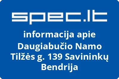 Daugiabučio Namo Tilžės g. 139 Savininkų Bendrija